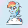 [MLP:FIM]- RainbowDash (Chibi)