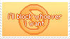 {f2u} i'll block whoever i want by cr0whugs