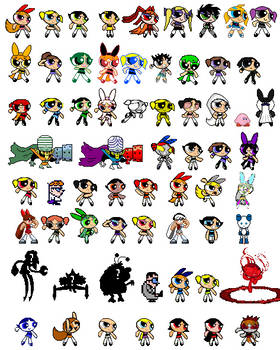 Mugen ppg kombat and PPG Kombat 2