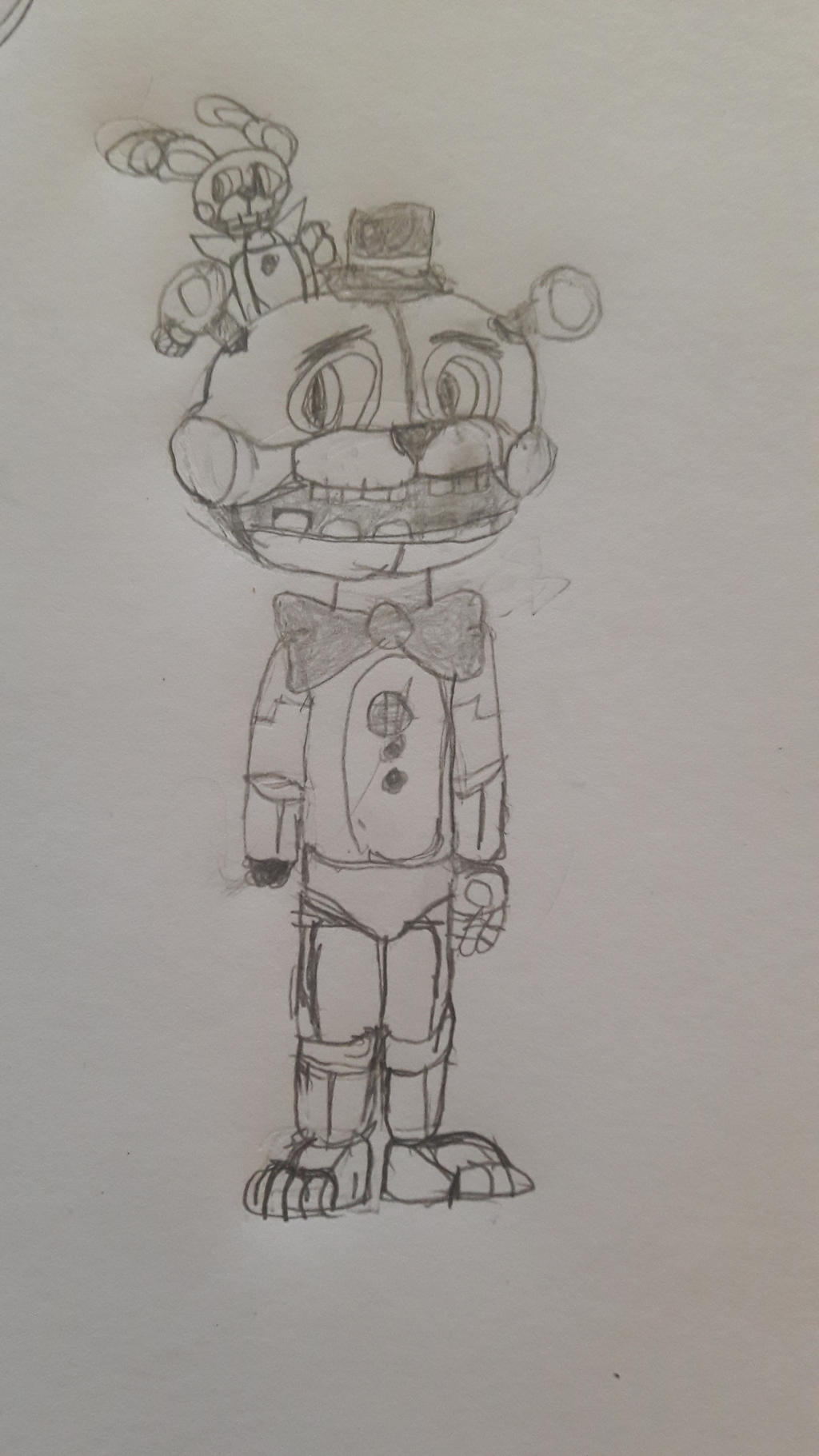 my style of funtime freddy WIP