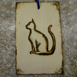 Woodburnt cat