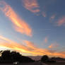 July 12 2014 Sunset with Mountain