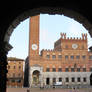 Siena Through an Arch
