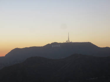 Hollywood Sign at Dusk