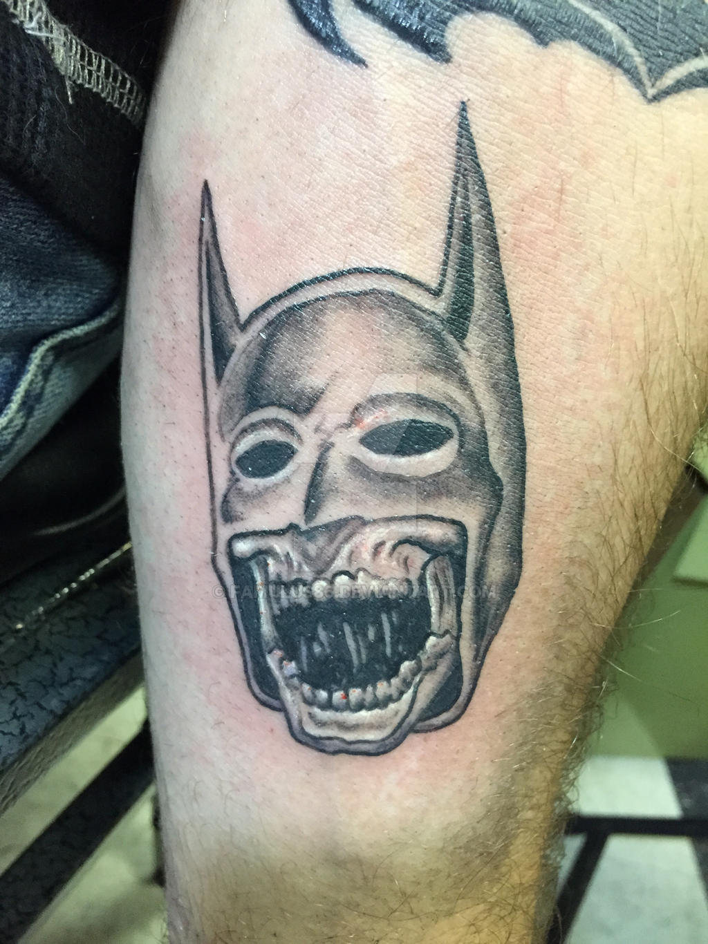 Zombie Batman Tattoo (2014) by famulus86 on DeviantArt