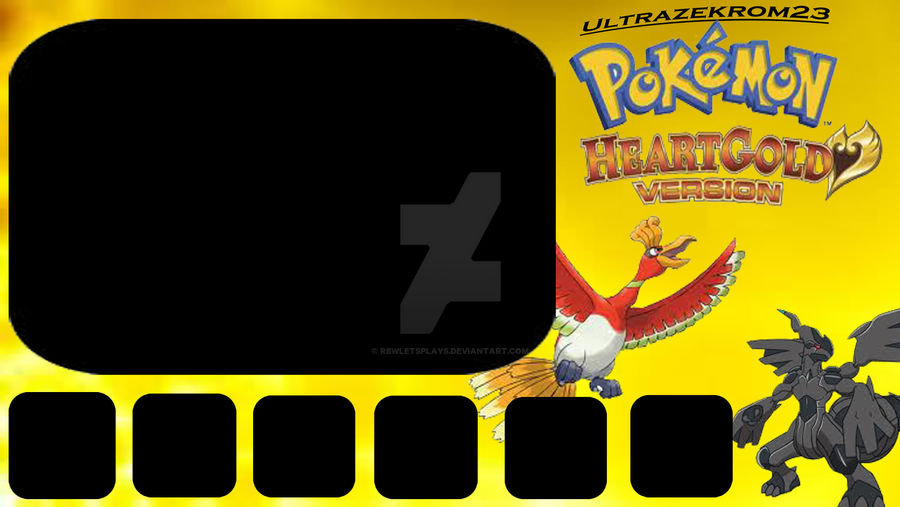 ultrazekrom23's Pokemon Heart Gold Sidebar Tempalt by RBWLetsPlays on  DeviantArt