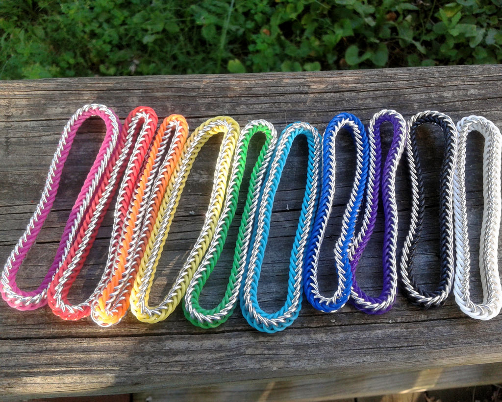Half Persian 4 in 1 Rubber Bracelets by Ginkage