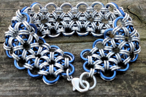 Blue Lace Bracelet by Ginkage
