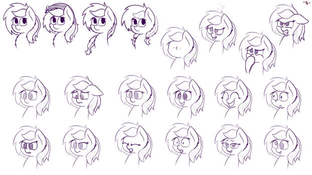 Expressions And Hair