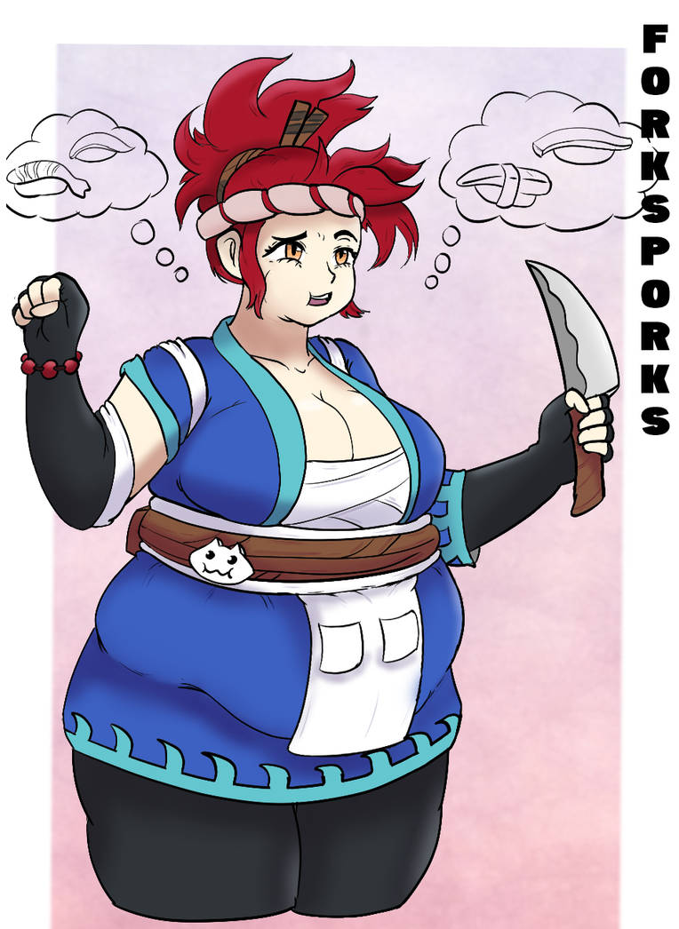 Sashimi Akali by ForkSporks on DeviantArt