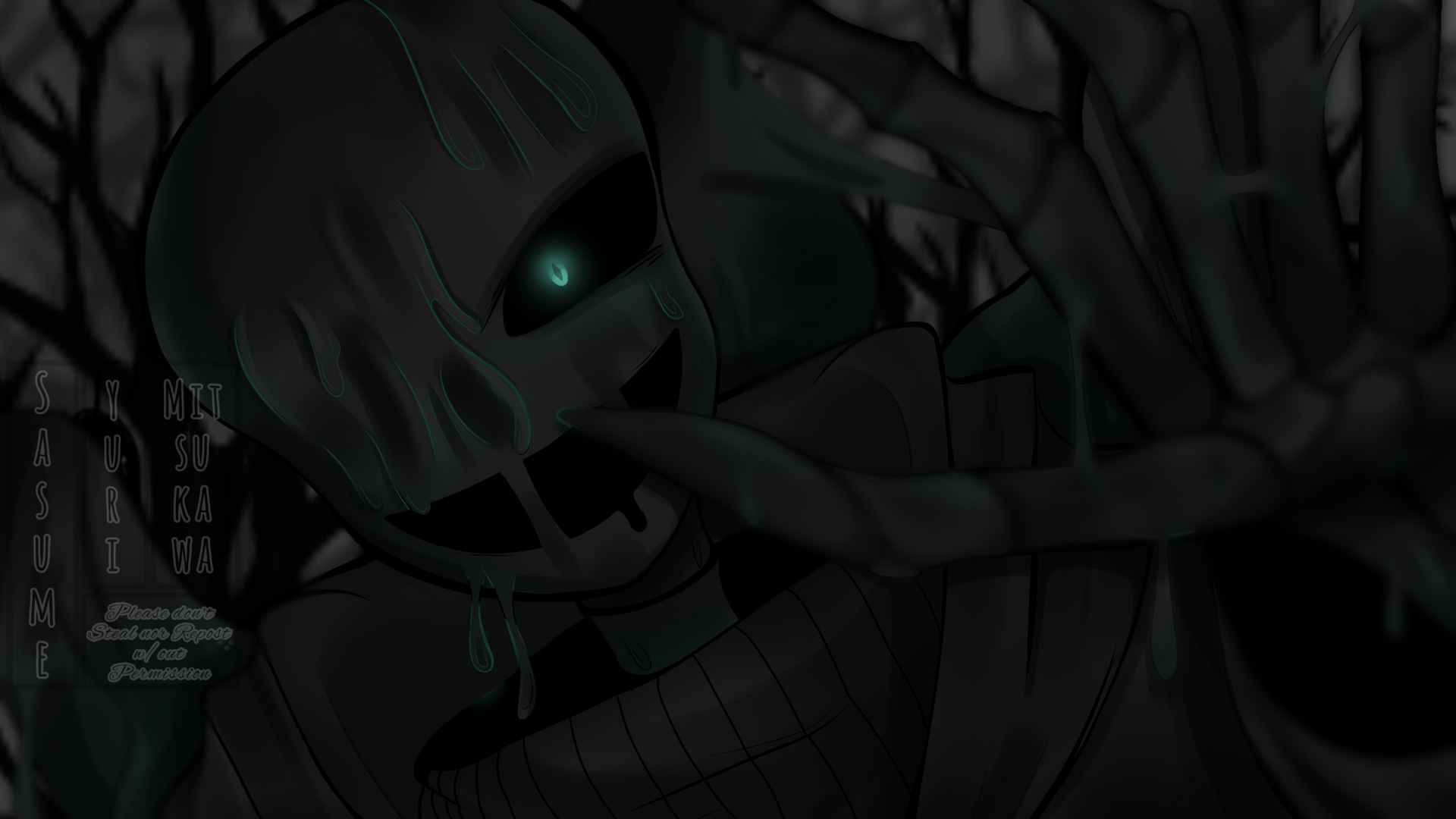 Nightmare!Sans by SasumeYuri1210 on DeviantArt