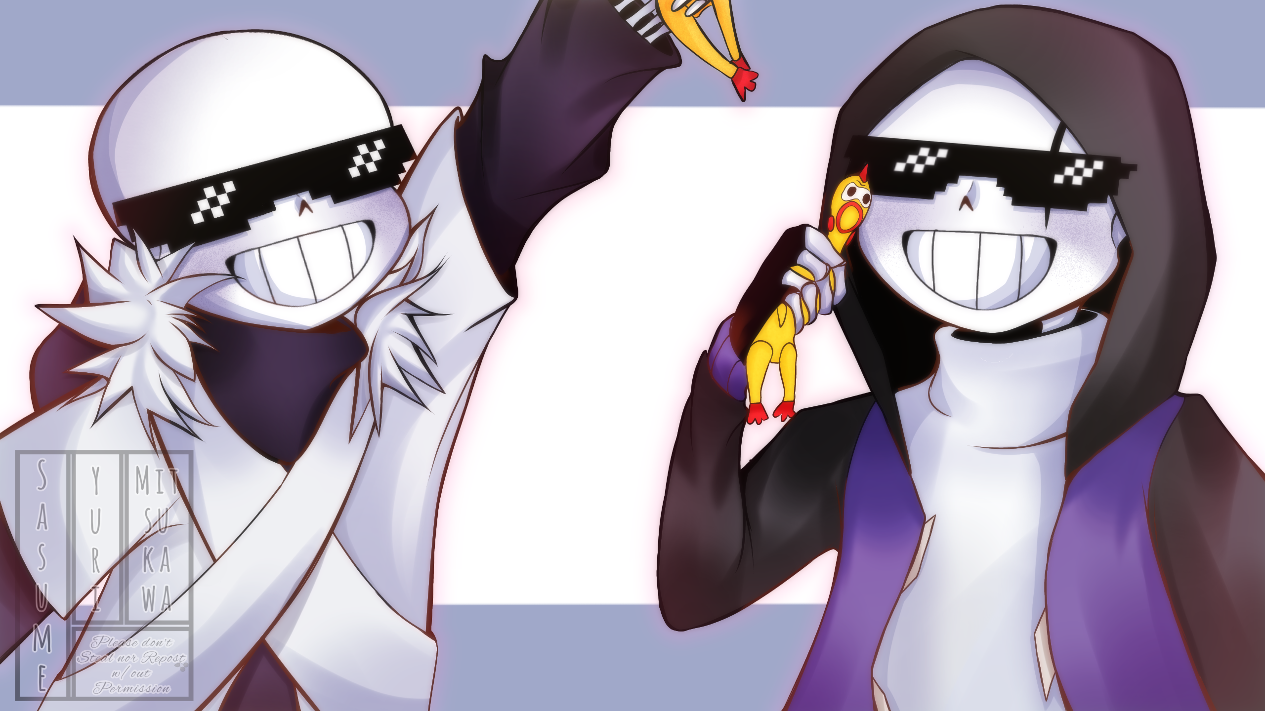 Cross! and Epic! Sans by SasumeYuri1210 on DeviantArt