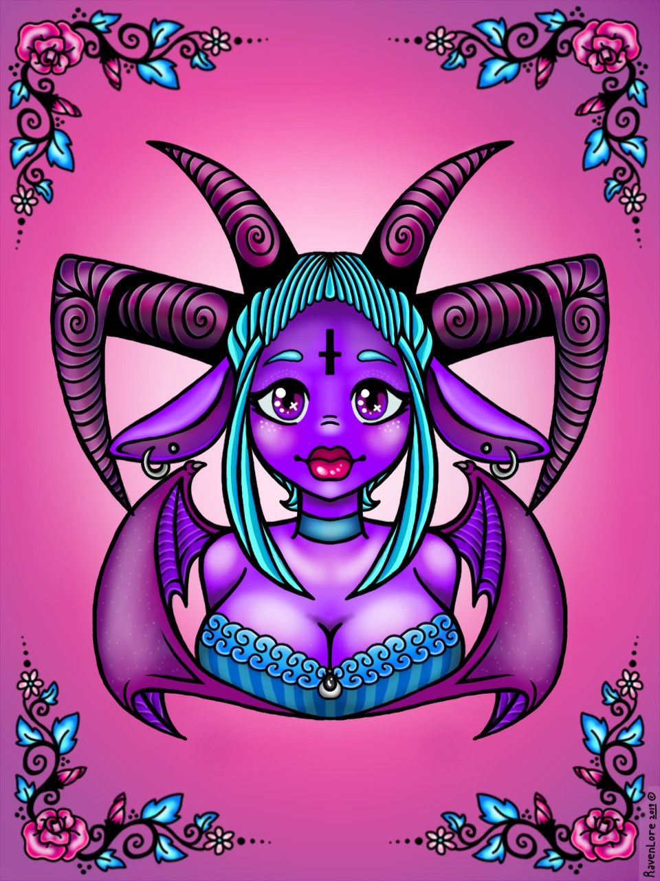 Purple demoness