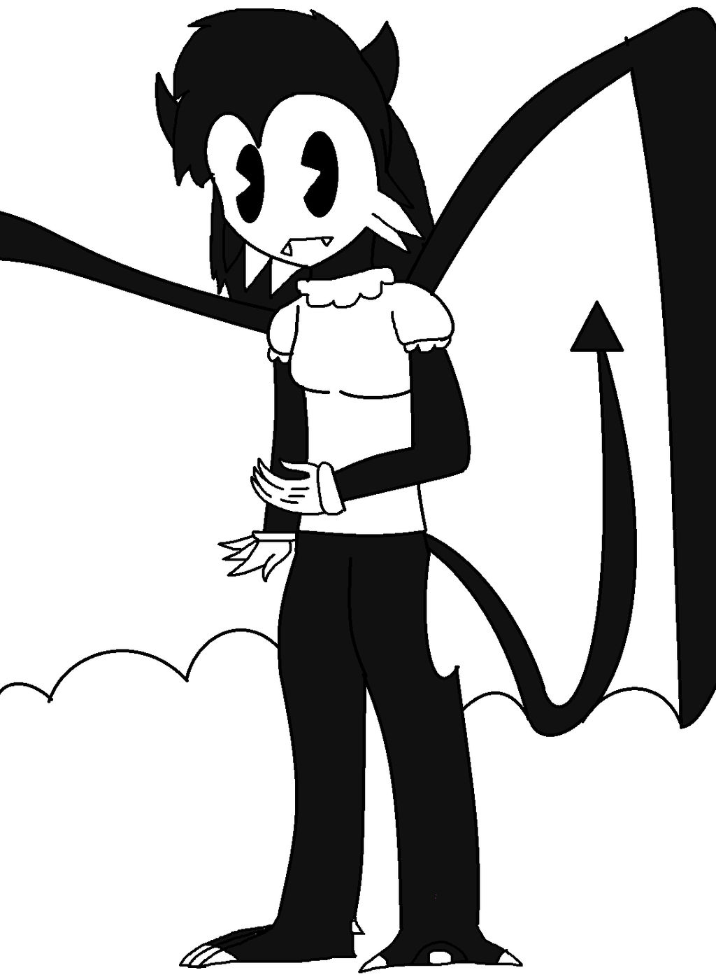 Hailey Ragon BATIM O.C hailey the singing creative half dragon by Skeleflame-Hybrid ...