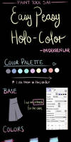 Holographic Coloring (Clothing) ~ Paint Tool SAI by DerrenLar