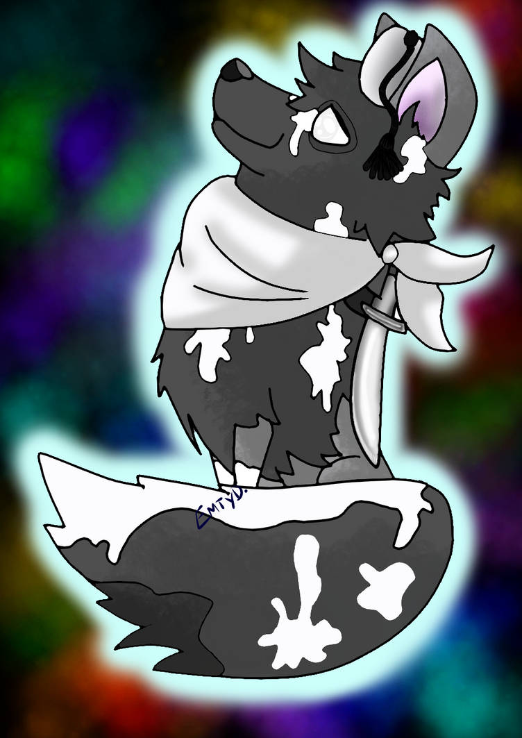 Colorless fox by ParalleliUni on DeviantArt