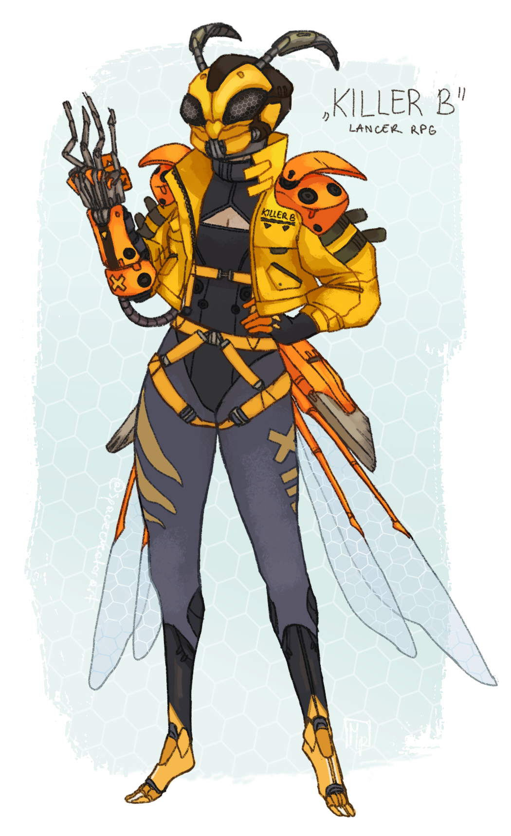 Hardsuits Deviantart LANCER KILLER B HARDSUIT by TheMela485 on DeviantArt