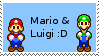 Mario and Luigi Stamp by ctjamjelly