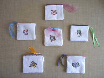 Fairy Pokemons pouches collection