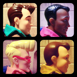 The Real Ghostbusters::Retro Action Figures