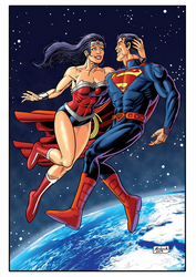 Superman Wonderwoman Cor Net