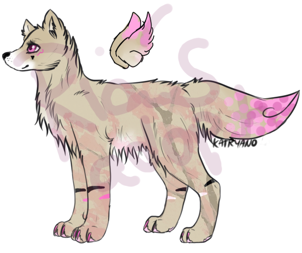 Sakura wolf adoptable