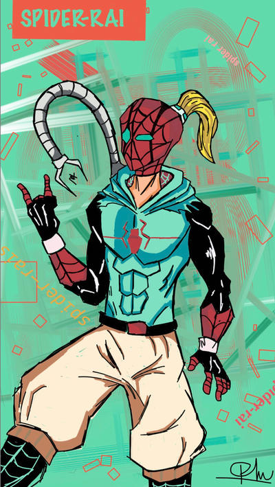 Spider Rae Spider-Rai (SpiderSona) by phuphoong19 on DeviantArt