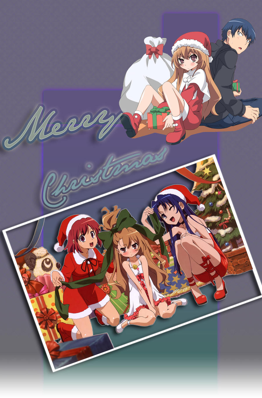 Toradora Christmas by mylittlelukieluke on DeviantArt