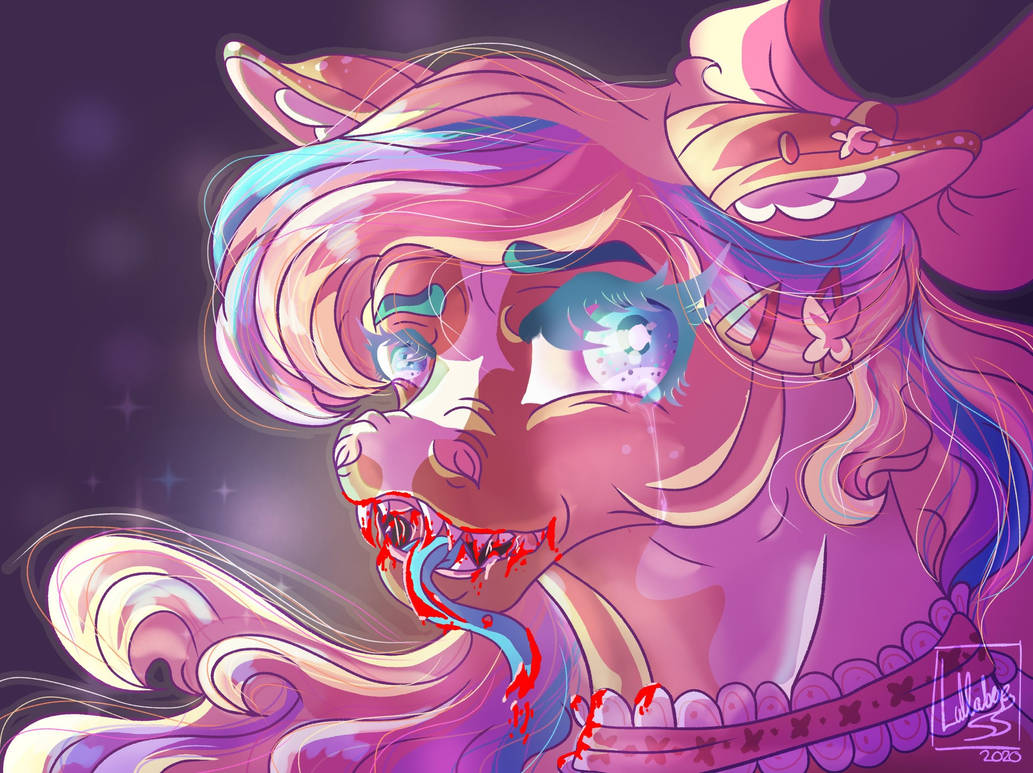 Sharp Mlp sharp teeth, mlp oc by lulabyess on DeviantArt