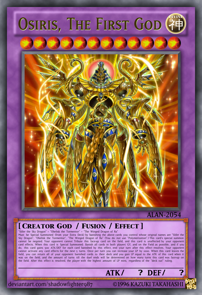 osiris yugioh card Osiris' Bits and Pieces | Indirect Exodia Support - Realistic Cards
