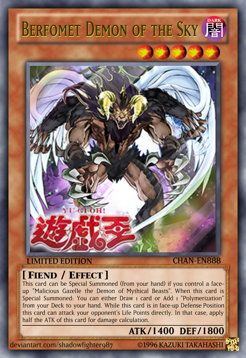 demon yugioh cards King of Demons Gods Goetia Orica Custom Card Obelisk Tormentor Winged Dragon of Ra Egyptian Gods God Altered