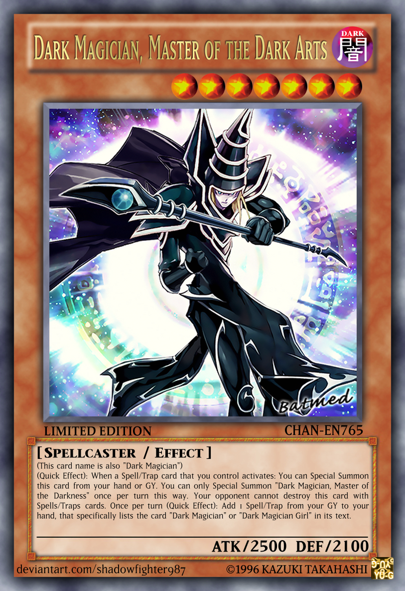 dark magic master yugioh card INFO-AE006 Magician the Magician of Black (SER) TCG Corner Unique Secret Rare Dark Magician of Destruction card from YuGiOh+Trading+Card+Game. Dark Magician, Master of the