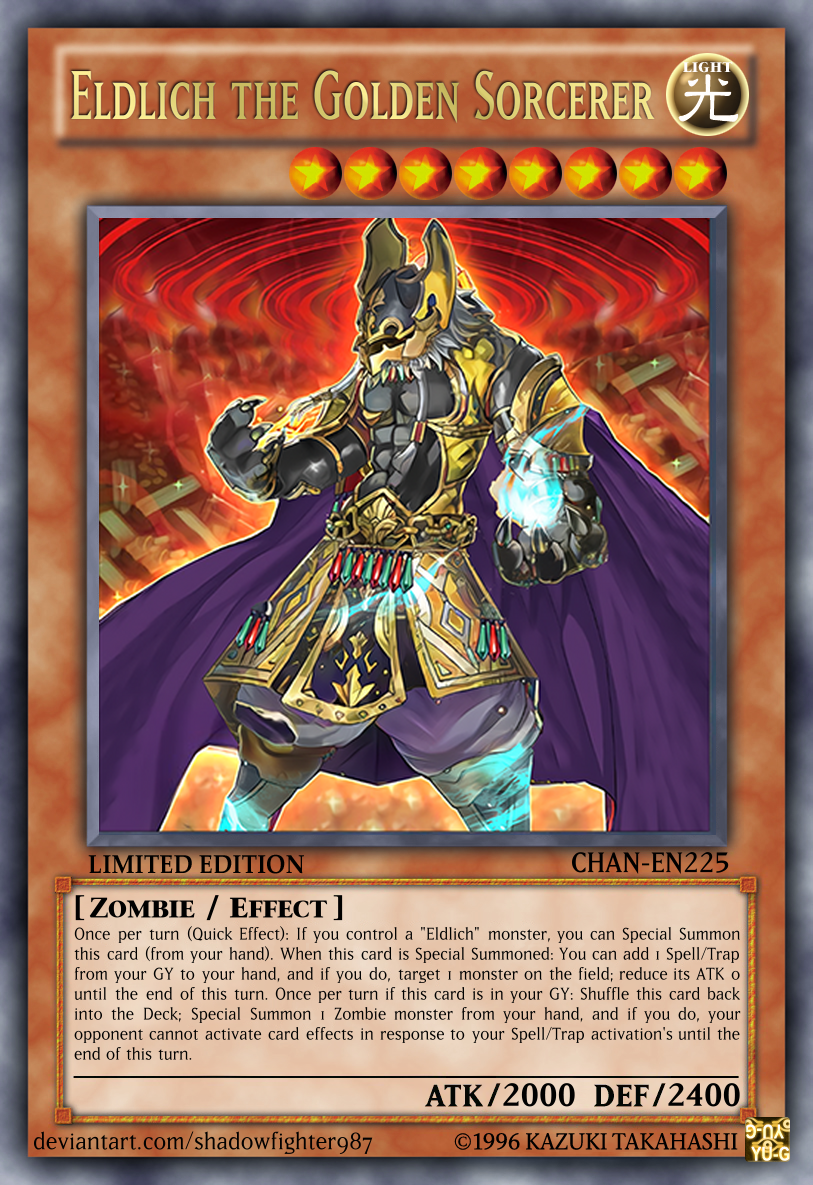 Eldlich the Golden Sorcerer by shadowfighter987 on DeviantArt Eldlich the Golden Sorcerer by shadowfighter987 on DeviantArt