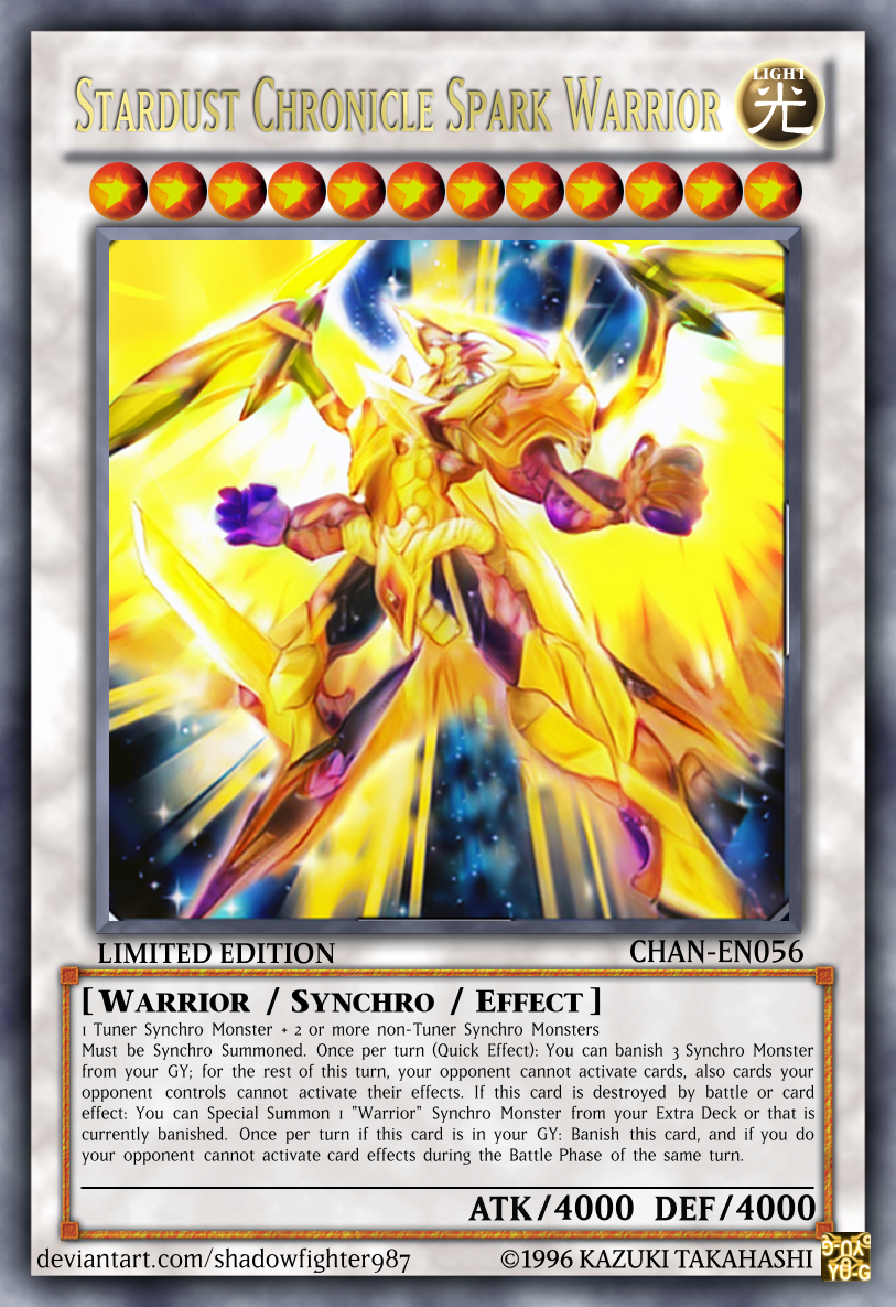 Stardust Chronicle Spark Warrior By Shadowfighter987 On Deviantart Stardust Chronicle Spark Warrior By Shadowfighter987 On Deviantart