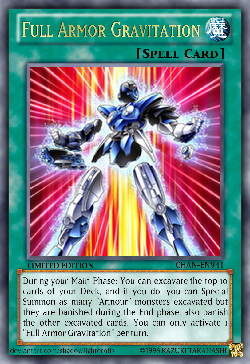 yugioh valon armor deck - Advanced Armory A new Boss monster for