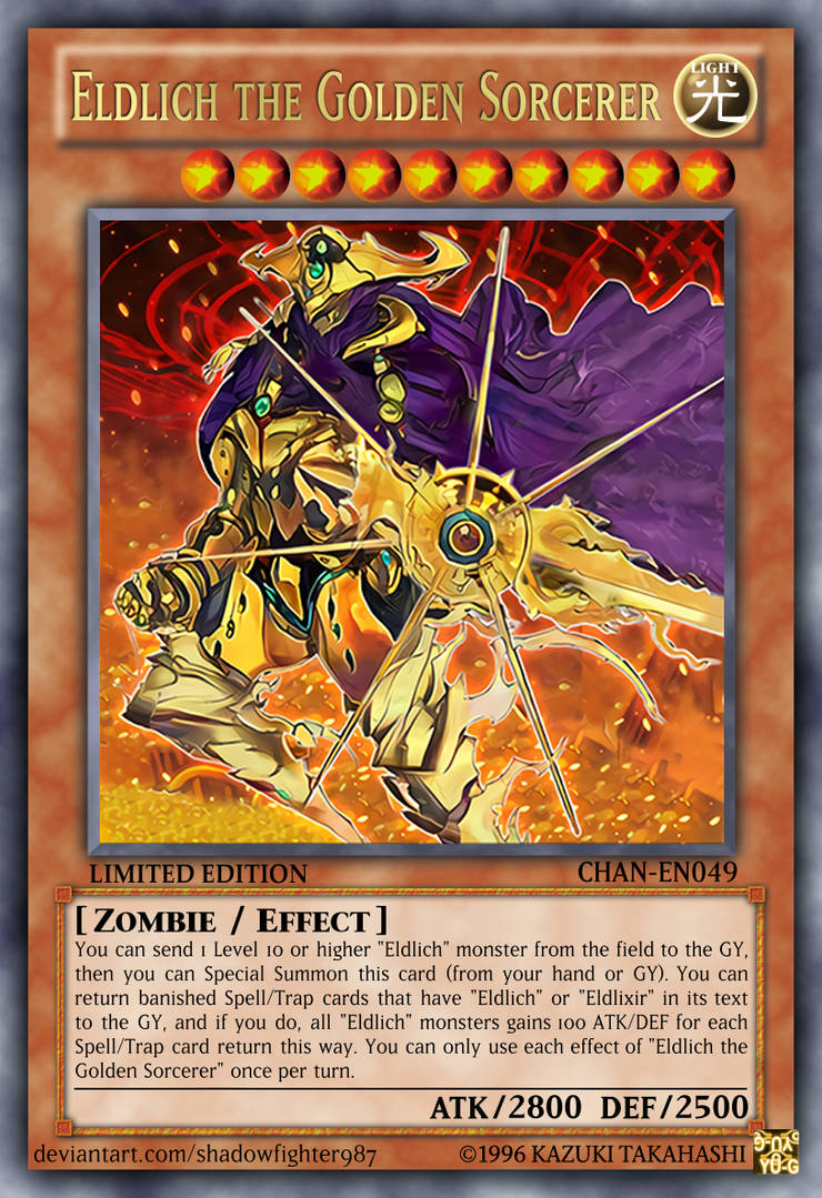 yugioh eldlich cards Eldlich the Mad Golden Lord - Yu-Gi-Oh! Card Database