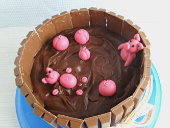 Pigs in the Mud cake