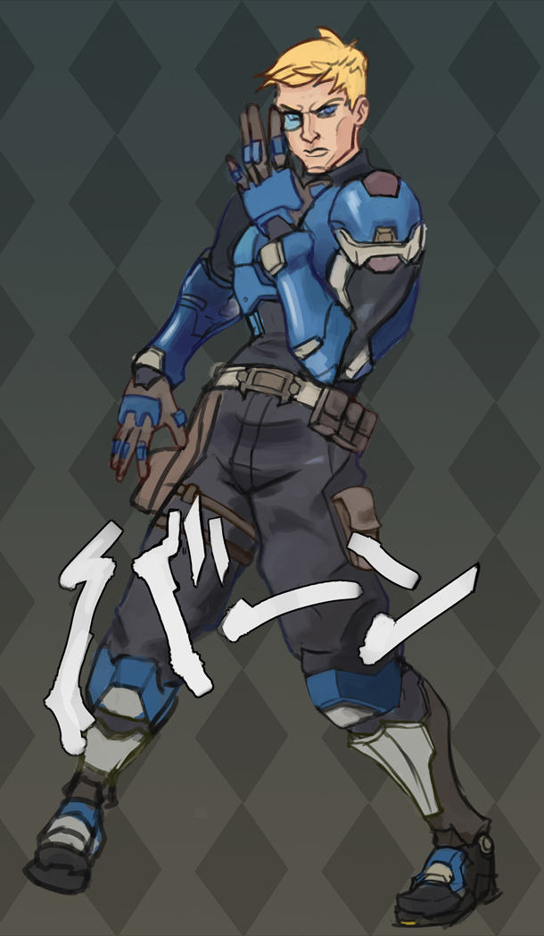 Soldier 76 JoJo Pose by artbyberny on DeviantArt