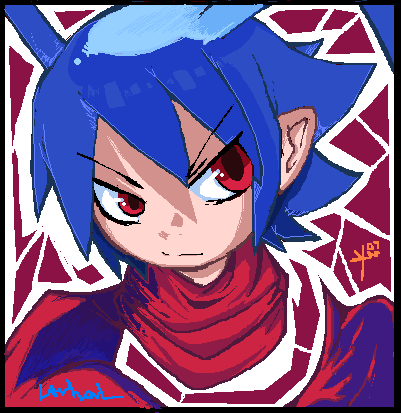 MsPaint LAHARL by EvilYuki-ku