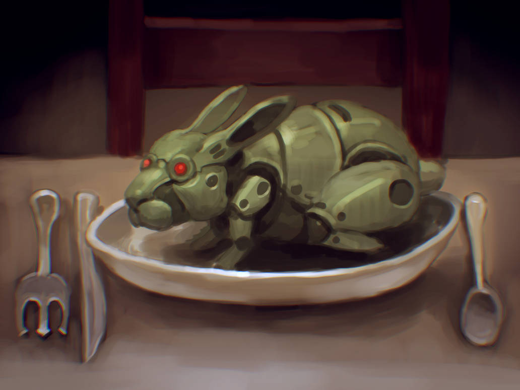 Robot Table Deviantart Dinner Table by Geun0123 on DeviantArt