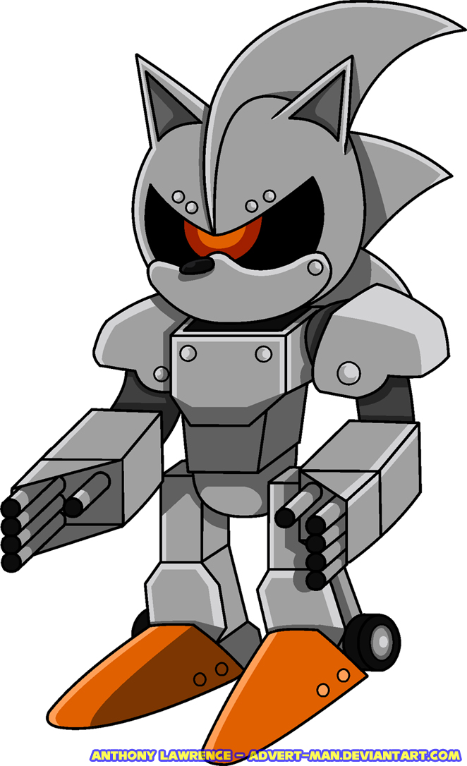 Mecha Sonic / Silver Sonic the Robotic Version of Sonic the