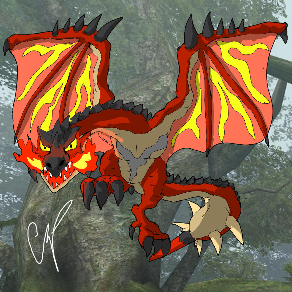 Dreadking Rathalos by fortuan on DeviantArt