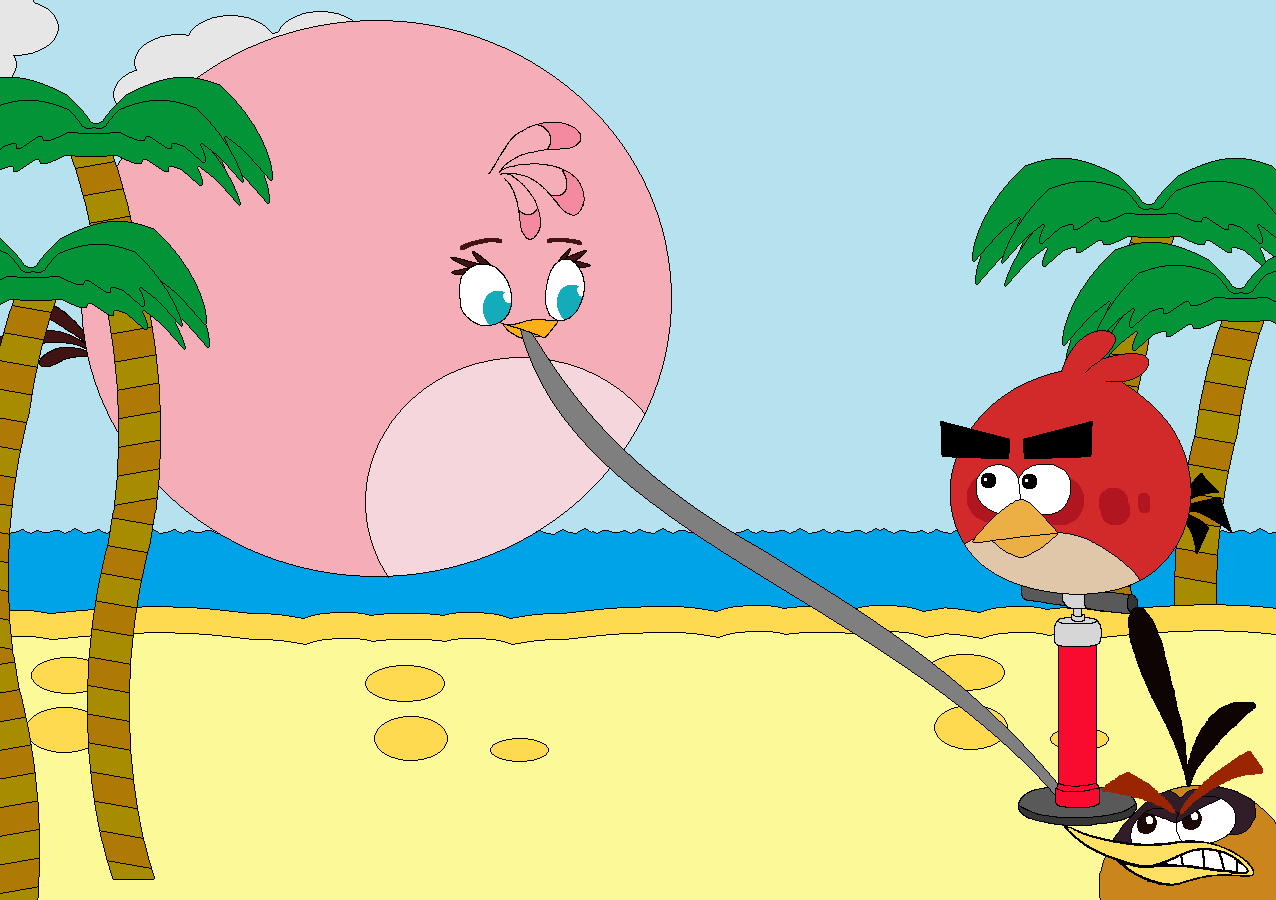 Bird Inflation Deviantart Inflated Stella by angrybirdsweirdo on DeviantArt