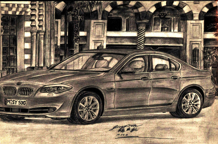 BMW New 5-Series drawing