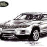 Range Rover Evoque Graphote Chalk