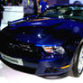 Blue Mustang Convertible