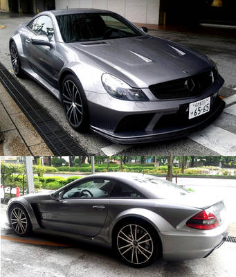 Mercedes SL65 AMG Black Series in Tokyo, Japan