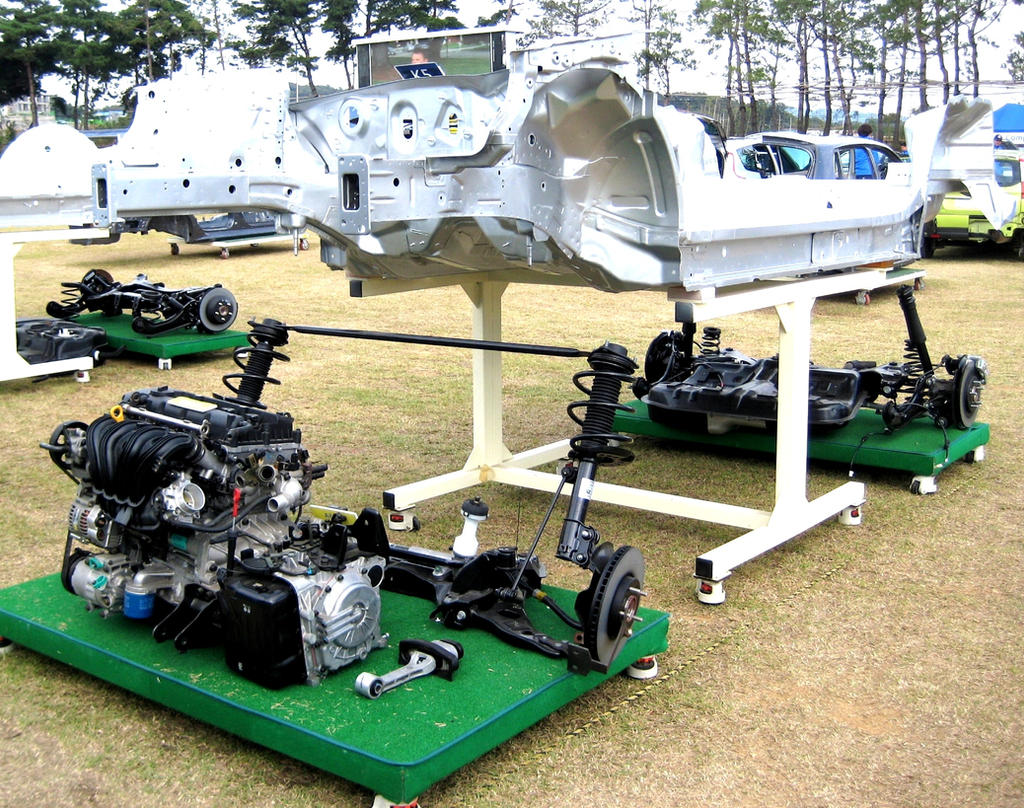 Chassis Engine and Underbody Structure Showcase by toyonda on DeviantArt