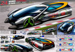 Citroen 2027 LMP1 EV Endurance Racing Concept by toyonda