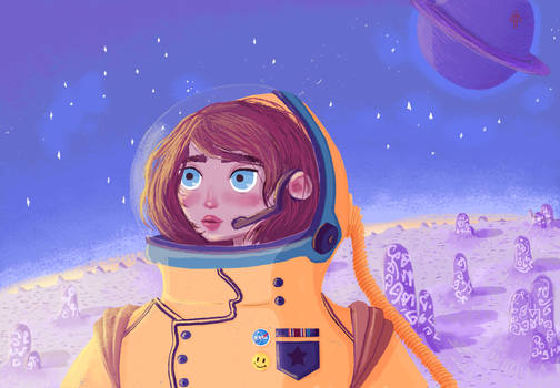 Astro Girl lost in space